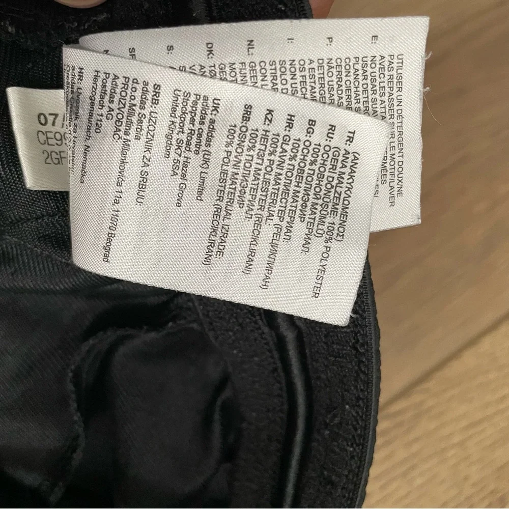 Adidas Track Pants‎ Black White Zipper Ankles